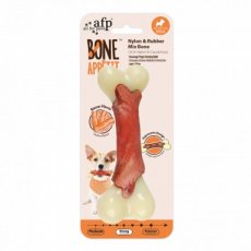 AFP Bone Appetit Nylon & Rubber Mix Bone Bacon L AFP Bone Appetit Nylon & Rubber mix Bone Bacon L